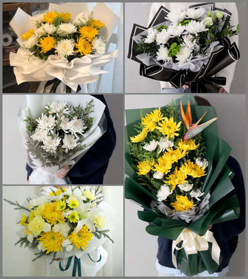贵州贵阳清镇市站街镇竹山村白事花束代送